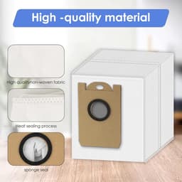 10 stuks Vervangende stofzakken - Voor airrobo T20 , Proscenic M7 Pro / M8 Pro / V980 / S9 robotstofzuiger - accessoirekit- grote capaciteit- stofzuigerzakken — thumbnail 5
