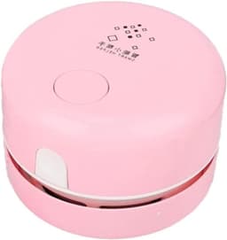 Mini Bureau Stofzuiger - Tafelreiniger Desktop - Bureau Opruimen - Draagbaar Compact Design - 147.5 Grams - Roze — thumbnail 1