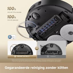 DREAME L40 Ultra A Robot- en vloerwisser met automatische stofafvoer en dubbel anti-knoopsysteem, zuigvermogen van 24.000 Pa, 10,5 mm dweildoekverhoging — thumbnail 4