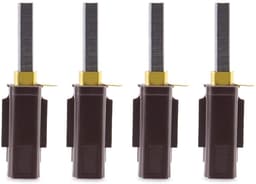 Dailygoods- Koolborstels 4 Stuks - Vervangingsset voor Numatic - Geschikt voor Henry/Hvr200 - Koolstof/Metaal/Plastic - Lengte 7,3 cm - Motorborstels — thumbnail 1