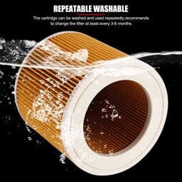 Dailygoods- Luchtfilter vervangend - Hoogwaardig Ari-filter - Geschikt voor Karcher A2004/A2054/A2204/A2656/WD2.250/WD3.200/WD3.300 - Effectieve filtratie - Verbeterde luchtkwaliteit - Bescherming motor en levensduur verlenging - Stofzuigerfilter — thumbnail 5