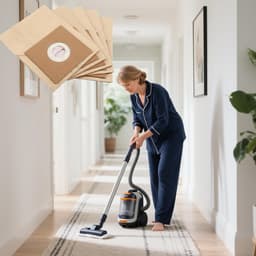 8 Stuks Stofzakken voor Vacuümreinigers - Geschikt voor Diverse Modellen - Sterke 3D Efficiëntie en Vervangingsopties voor Optimale Zuigkracht — thumbnail 2
