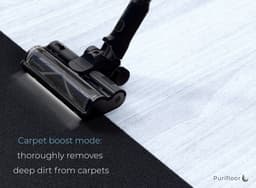 Clean Air Optima® Vertica Steelstofzuiger met UV-C sterilisatie - Maximale zuigkracht en geavanceerde luchtzuiveringstechnologie - Kruimeldief - BLDC motor — thumbnail 3