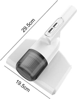 Geluidsarme kleine mijtverwijderaar Huishoudelijke Handheld mijtverwijderaar Draadloos opladen UV mijtverwijderaar bed stofzuigermachine wit — thumbnail 5