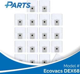 Ecovacs DEX68 Stofzakken (18 Stuks, Plus.Parts® alternatief voor DDB030041) — thumbnail 1