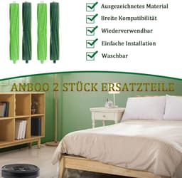 Dailygoods- Roller Borstels Set van 2 - Vervangende Onderdelen - Compatibel met iRobot Roomba i7/i7+/E5/E6/E7 - Hoogwaardige Materialen - Effectieve Reiniging - Stofzuigerborstels — thumbnail 5