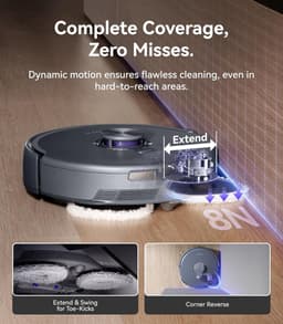 Narwal Freo Z10 Ultra Robot Vacuum & Mop: 18000Pa Suction, AI Dual Cameras, 75°C Hot Water Mop, Self-Emptying & Drying — thumbnail 5