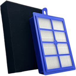 Fixem stofzuiger filter set HEPA H12 LX7 LX8, geschikt voor AEG Electrolux 1184255014 9001677682 - schuimfilter uitblaasfilter EFH12 FC8031 — thumbnail 1