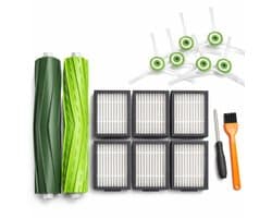 Home & Marker - Onderhoudskit geschikt voor iRobot Roomba E & i-Serie - E5, E6, E7, i1, i1+, i2, i3+, i4, i4+, i6, i6+, i7, i7+, i8, i8+ - 14-delige Vervangingsset - Met Filters, Zijborstels & Rolborstels - IFRESH