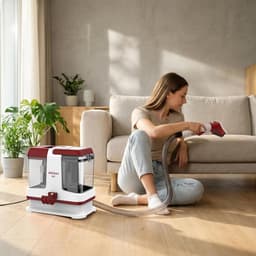 Waszuiger Bank en Tapijt - Akitas X5 Vlekkenreiniger met Tweetanksysteem en Zelfreiniging - Tapijtreiniger voor Bank, Auto, Bekleding en Dierenvlekken - Inclusief Reinigingsmiddel — thumbnail 2