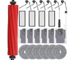 25-delige accessoirekit Geschikt voor de Roborock QV35A, QV35S, QR598 en QR798 robotstofzuigers.