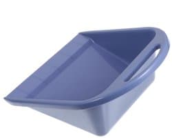 Lichtgewicht Stoffer - Handstoffer Vuilblik - Efficiënt Schoonmaken - Met Handvat - 28 x 22 x 14.5 cm - Donkerblauw