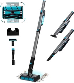 Draadloze Steelstofzuiger - Lichtgewicht Reiniger - Snel Huis Schoonmaken - Dubbele Borstelkop - 238 kg — thumbnail 1