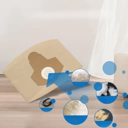 Stofzuigerzakken - Reservezakken - Schoon Huis - Efficiënte Filtratie - 20 Liter - As Shown — thumbnail 1