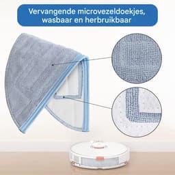 Veegmachine accessoires - Roborock veegrobot S7 MaxV Ultra / S7 MaxV / S7 Plus / S7 Max / S7 / S7 Pro Ultra Robotstofzuiger accessoires - 4 moppen + 2 hoofdborstels + 4 zijborstels + 4 filters + 2 schoonmaakborstels — thumbnail 4
