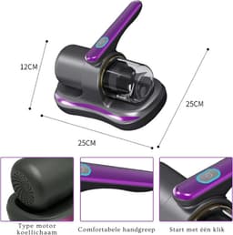 WNHB® Huisstofmijt stofzuiger deluxe – Matrasreiniger met UV en zuigkracht – Anti huisstofmijt – Hygiënische matrassen en meubels — thumbnail 5