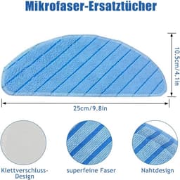Wasbare reinigingsdoeken voor Ecovacs Deebot T9, T9+ en T9 AIVI, T9 PRO, T9 MAX wisseraccessoires — thumbnail 2