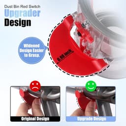 Vervangende Stofbak en Filter voor Dyson V10 Stofzuigers — thumbnail 5