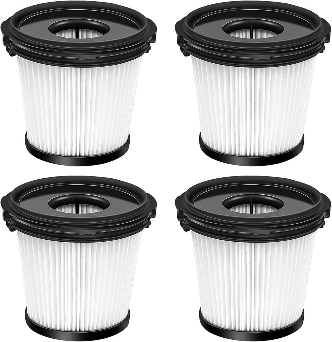 4 stuks filter-reserveonderdelen Geschikt voor Shark Detect Pro IW3611DE / IW3611EU / IW1611DE / BU3521EU/ BU1120EU draadloze stofzuiger, wasbaar filter voor het filteren van stofreservoir, stof en — afbeelding 1