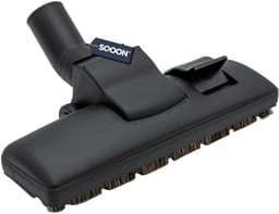 SQOON® Combi zuigmond 32 mm met natuurhaar - Geschikt voor o.a. Electrolux, Nilfisk, Numatic - Met 2 wielen - 1 stuk — thumbnail 2