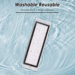(12 stuks) HEPA-filter gescht voor Roborock S6 Pure S6 E4 S4 Max S6 MaxV S5 S5 Max S4 E2 E3 E4 E5 E20 E25 E35 S50 S65, Robotic Stofzuiger Filter Accessoire Kit, Vervangende Onderdelen 12 Filters — thumbnail 3