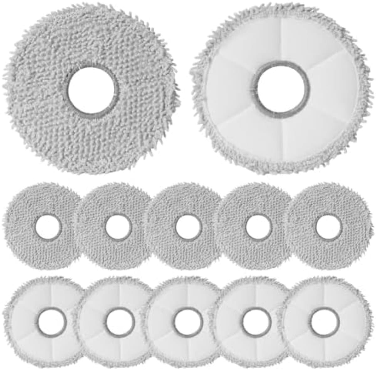 PromoHome 12x microvezel wisdoeken geschikt voor Dreame L10 Ultra/ L10S Pro/ L10S Ultra/ L10S Pro Ultra Heat/ L20 L30 L40 L50 Ultra/ X30 X40 X50 Ultra — afbeelding 1