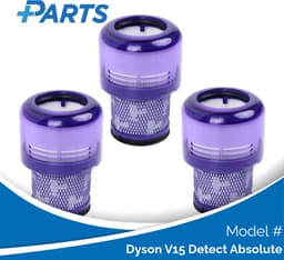 Dyson V15 Detect Absolute Filters (3 Stuks, Plus.Parts® alternatief voor 970013-02) — thumbnail 1