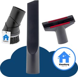 Kleanburg® Geschikt voor Miele - Kleine Zuigmonden Set - Plumeau, Plintzuiger en meubelzuigmond-3 delig — thumbnail 4