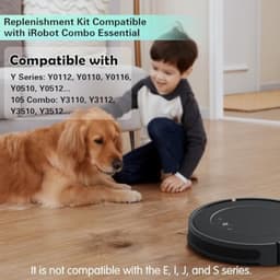 PromoHome Vervangingsset Geschikt voor voor iRobot Roomba Combo Essential zuig- en Dweilrobot (Y0112 Y0110 Y0512 Y0510), 105 Combo, — thumbnail 3