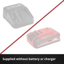 Stofzuiger TE-VC 18 Li-Solo Power X-Change, Li-Ion, 18 V, 540 ml stofafzuiging, incl. 3 mondstukken, verlengstuk, wandhouder, zonder accu en lader, Zwart — thumbnail 2