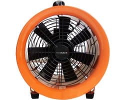 Professionele Ventilator 550 W met Opvouwbare Slang van 6 Meter Ø 300 mm voor Stofafzuiging