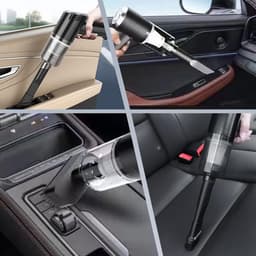 3-in-1 Draadloze Handheld Stofzuiger, Oplaadbare Mini Stofzuiger met USB, Geschikt voor Auto, Huis en Kantoor — thumbnail 4
