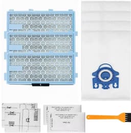 Geschikt voor Miele C2 C3 S5 S8 SF-HA 50-serie stofzuigers HEPA-filter 3D Airclean GN stofzak motorbeschermingsfilter — thumbnail 1