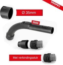Propex Parts Pistoolgreep - Geschikt voor Miele 5269091 / 9442601 - Ronde Aansluiting Ø35mm - Eenvoudige installatie — thumbnail 3