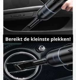 Mini stofzuiger - Draadloos - Klein en makkelijk te gebruiken - kruimelzuiger - handstofzuiger- USB Opladen — thumbnail 4