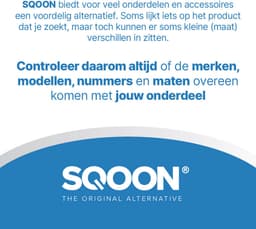 SQOON® Stofzuigerslang geschikt voor Miele Blizzard CX1 series, S2... Series - Compleet (inclusief pistoolgreep) - 1,85 meter — thumbnail 5