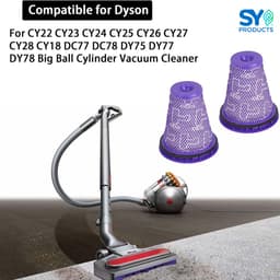 HEPA Filter voor Stofzuiger - Geschikt voor Dyson Big Ball CY22 CY23 CY24 CY25 CY26 CY28 Dc75 Dc77 DY75 DY77 DY78 - Wasbaar — thumbnail 2