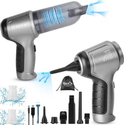 Handstofzuiger - Snoerloos - Krachtige Zuigkracht - USB Oplaadbaar - Nat-Droog - Auto Huis Kantoor - Huisdierhaar — thumbnail 1