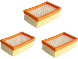 3-pack premium filtervervangingsonderdelen voor Karcher WD4 - WD5 - WD6 - MV4 - MV5 - MV6 accessoires voor nat- en droogzuigers 2.863-005.0 Plat geplooid filter — thumbnail 1