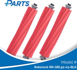 Roborock RR-QRL52-03-BLK Borstels (3 Stuks, Plus.Parts® alternatief voor 8.02.0079) — thumbnail 1
