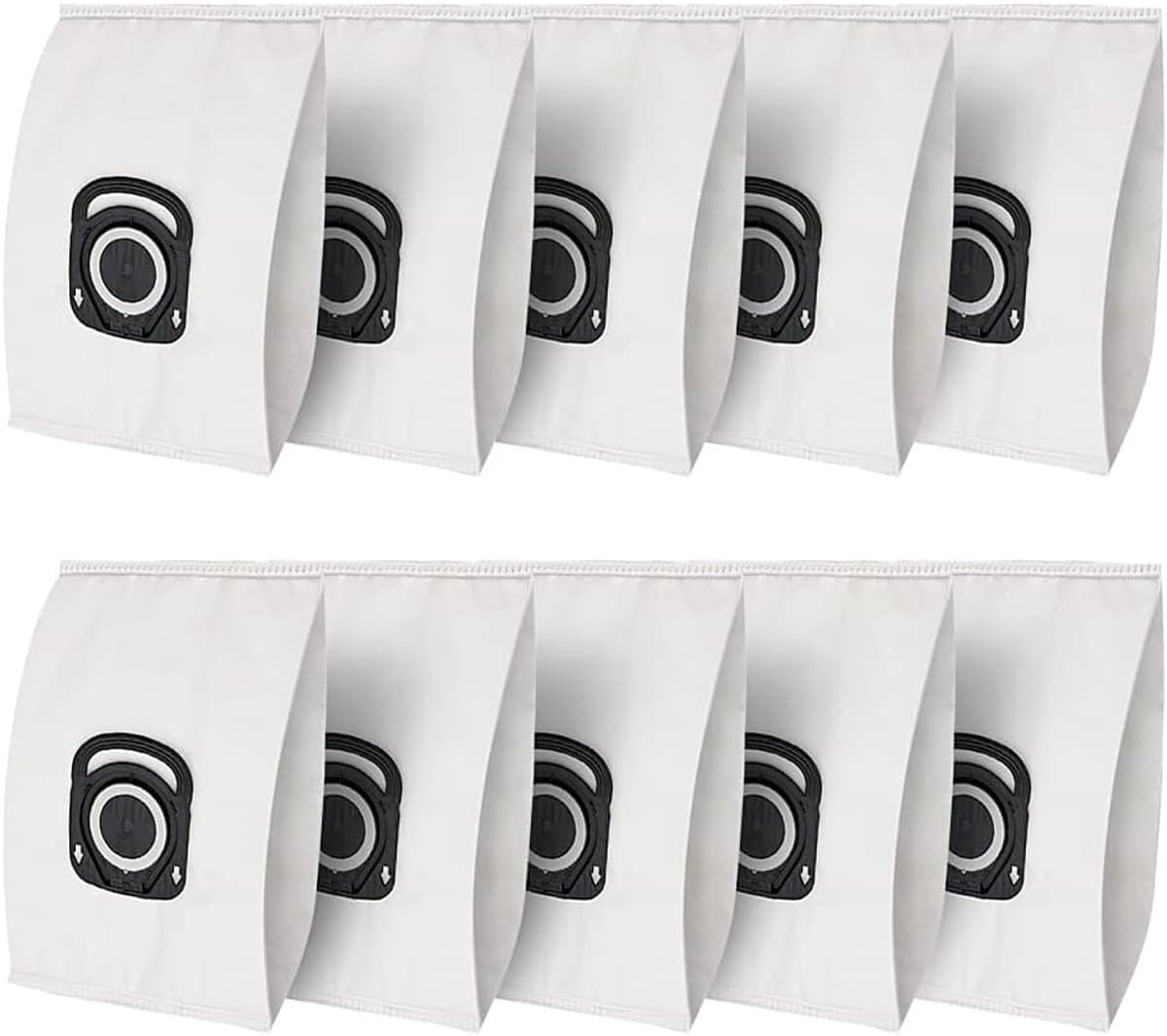 10 stuks stofzakken - Voor Rowenta Power XXL RO3143EA, Green Force Max Silence RO6136EA/RO4933EA, Green Force Effitech RO6189EA, Compact Power RO3969EA/3927EA/3950, Power XXL Silence RO3125EA, Stilte Force ZR90 02901 RO7473EA ZR902201 RO7457EA — afbeelding 1