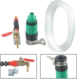 Stofverwijderaar Watersproeier - Waterkoeler Machine - Stofbeheersing Machine - Roestvrijstalen Beugels - 6 mm Buitendiameter - Zwart en Rood — thumbnail 4