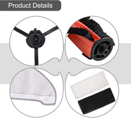 Stofzuiger Accessoire Kit - Vervangende Onderdelen Set - Robotstofzuiger Onderhoud - Specifiek voor RV1 Modellen - 190 g - Zoals afgebeeld — thumbnail 4