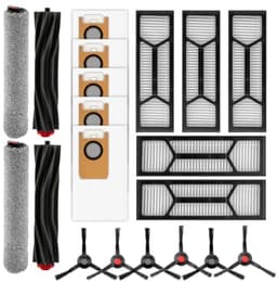 PromoHome 20-delige vervangingsset voor Eufy Omni S1 Pro robotstofzuiger - 2 rubberen rolborstels, 2 rolmops, 6 zijborstels, 5 stofzakken, 5 HEPA-filters — thumbnail 1
