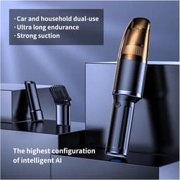 Draagbare Stofzuiger - Mini Auto Reiniger - Interieur Reinigen - Snelle Oplaadtechnologie - 6000 Pa Zuigkracht - Zwart — thumbnail 5