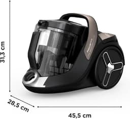 Zakloze Stofzuiger - Cilinder Stofzuiger - Grondige Reiniging - Energiezuinig Motor - 2.5L Reservoir - Groen Zwart — thumbnail 5