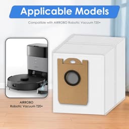 10 stuks Vervangende stofzakken - Voor airrobo T20 , Proscenic M7 Pro / M8 Pro / V980 / S9 robotstofzuiger - accessoirekit- grote capaciteit- stofzuigerzakken — thumbnail 2