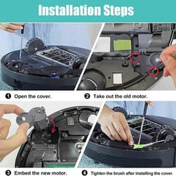 Dailygoods- Zijborstelmodulemotor - Compatibel met iRobot Roomba 500/600/700/800/900 - Reserveonderdelen - Vervangende motormodule - Betere reinigingsresultaten - Duurzaam ontwerp - Robotstofzuiger — thumbnail 3