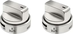 2-delige set knoppen voor oven/kookplaat voor het AEZ73453509 gasfornuis/oven, geschikt voor LG gasfornuizen/ovens en geschikt ter vervanging van de volgende modellen: LRG3036ST, LDG3036ST, AEZ36ST, 72909, 008, AP5669773, 2347547, PS7321756. — thumbnail 5