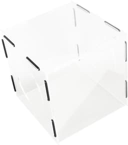 Stofbox Slijpmachine - Stofafzuiging - Schoon Werken - Volledig Gesloten Ontwerp - 20x20x195cm - Transparant — thumbnail 2